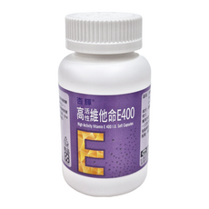 Sinphar 杏輝醫藥 高活性維他命E400軟膠囊, 抗氧化，肌膚青春健康, 60顆, 1罐