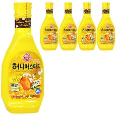 오뚜기 허니머스타드, 535g, 5개