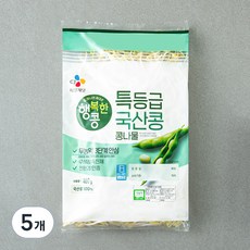 CJ 행복한콩 특등급 국산콩 콩나물, 400g, 5개