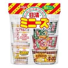 NISSIN 日清 迷你杯麵 Set 5入, Q彈滑順麵條，獨特湯底, 1組