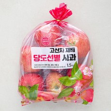 고산지 재배 당도선별 사과 중과, 1.5kg, 1봉
