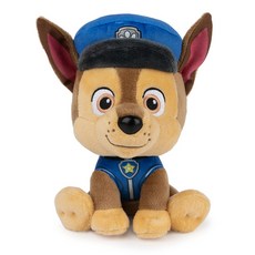 paw patrol 汪汪隊立大功 6吋絨毛娃娃, 經典造型, 毛絨材料表面可水洗, 適合一歲以上兒童, 16.8cm, 阿奇, 1個