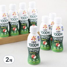 요플레 1000배 닥터캡슐 사과 요구르트, 130ml, 8개입, 2개 1.04L, 2개