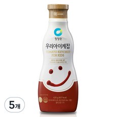청정원 우리아이 토마토 케찹, 620g, 5개