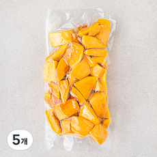 국내산 간편 단호박 깍둑썰기, 500g, 5개