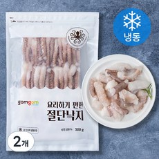 곰곰 요리하기 편한 절단낙지 (냉동), 500g, 2개