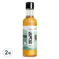 대현상회 저온압착 들기름, 180ml, 2개