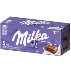 밀카 알프스 밀크 초콜릿 5p, 500g, 1개