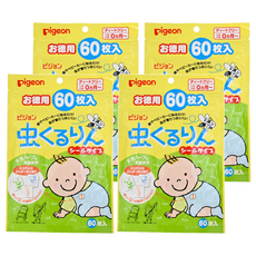 pigeon 貝親 防蚊貼布, 60入, 4包