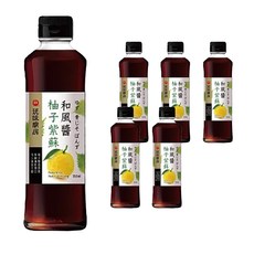 萬家香 玩味廚房 柚子紫蘇和風醬, 無油配方, 350ml, 6瓶