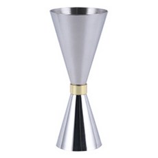 Home Tending Slim刻度量酒器雞尾酒量杯 30ml 60ml, 1個, 金戒指