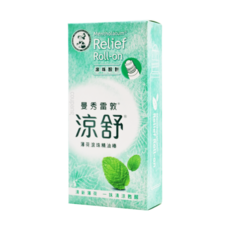 MENTHOLATUM 曼秀雷敦 涼舒 薄荷滾珠精油棒, 清涼醒腦，滾珠設計輕巧便捷, 1盒