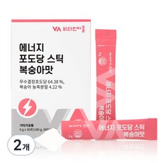 비타민마을 에너지 포도당 스틱 복숭아맛 30p, 6g, 30개입, 2개