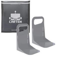 CARTEM 後車箱止滑定位隔板 CT145 2入, 灰色