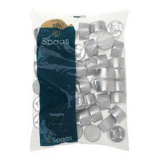 SPAAS 小蠟燭 50入, 無香味, 1.2kg, 1袋