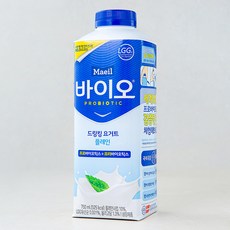 매일바이오 드링킹 플레인 요구르트, 750ml, 1개