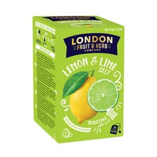 LONDON FRUIT&HERB 香檸萊姆茶, 20茶包, 無咖啡因, 2g, 20包, 1盒