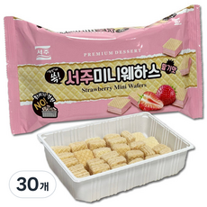 서주 미니웨하스 딸기맛, 70g, 30개