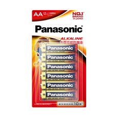 Panasonic 大電流鹼性電池3號, 12顆, 1組