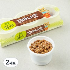 풀무원 살아있는 실의힘 꼬마나또 버터 간장소스 3개입, 89.7g, 2세트 - 아기낫또