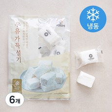 시루조아 우유가득 설기 (냉동), 450g, 6개