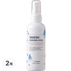젝스왁스 브라질리언 왁싱 인그로운 헤어 스프레이, 100ml, 2개