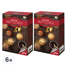 브레드가든 초코칩머핀믹스, 360g, 6개