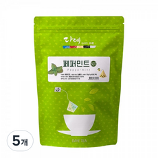 다예 페퍼민트차 지퍼팩, 1g, 50개입, 5개