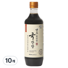 신앙촌 양조 깔끔한 국간장, 860ml, 10개