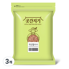 곳간지기 국산 찰수수, 1kg, 3개