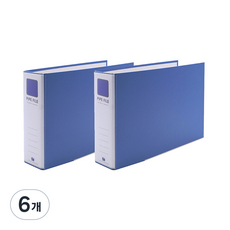 희망사무포인트 2공 파이프 바인더 A4 6X7 군 Br467E, 하늘색, 6개