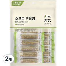 무마진 강아지 소프트 덴탈껌 대용량 30p, 클로렐라, 270g, 2개