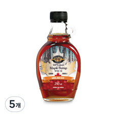 THE MAPLE TREAT CORPORATION 그레이트 메이플시럽, 5개, 250ml