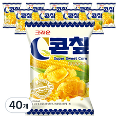 콘칲 초당옥수수 스낵, 40g, 40개 - 콘쵸