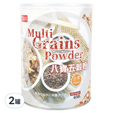 康健生機 八寶五穀粉 650g,2罐, 營養豐富，無添加，全家大小都適合