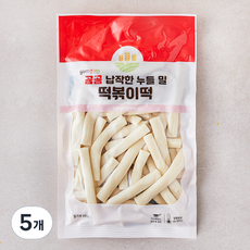 곰곰 납작한 누들 밀 떡볶이떡 (냉장), 500g, 5개