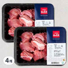 하이포크 산지직송 갈비 찜용 (냉장), 1kg, 4개