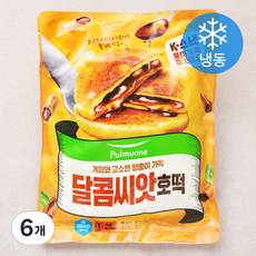 풀무원 달콤씨앗 호떡 (냉동), 6개, 400g