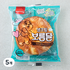 삼립 생크림 보름달, 80g, 1개입, 5개 80g, 5개