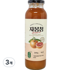 구티 자몽청, 580g, 1개입, 3개