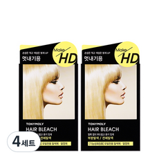 토니모리 메이크 에이치디 헤어블리치 1제 10g + 2제 30ml 세트, 4세트