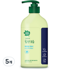 그린핑거 힘센보습 에센셜 유아 바디워시, 5개, 500ml