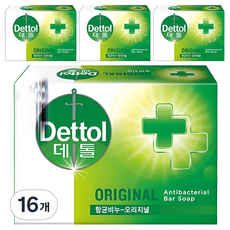 데톨 향균 비누 오리지널, 100g, 16개 100g, 16개
