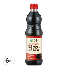 신송 진간장, 900ml, 6개