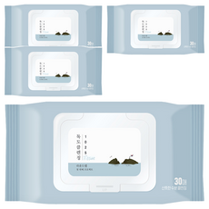 라운드랩 1025 독도 클렌징 티슈, 30매입, 4개 30개입, 4개