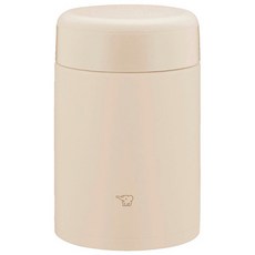 zojirushi 象印 不鏽鋼湯罐 sw-ka52 0.52l 米色 520ml 保溫 保冷 便當用 保溫烹調, 1入