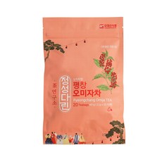정성다린 평창 오미자차, 40g, 1개, 20개입