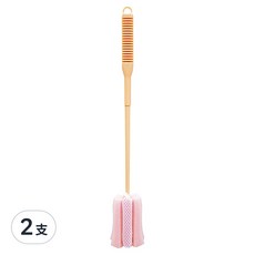KOKUBO 小久保工業所 長柄海綿洗瓶刷, 38*5*5cm, 易於起泡, 材質柔軟, 顏色隨機, 2支