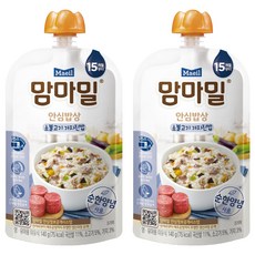 맘마밀 안심밥상 레토르트 이유식, 소불고기 가지진밥, 140g, 2개