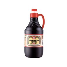 KIKKOMAN 龜甲萬 甘醇醬油，非基因改造大豆釀造, 1.6L, 1瓶